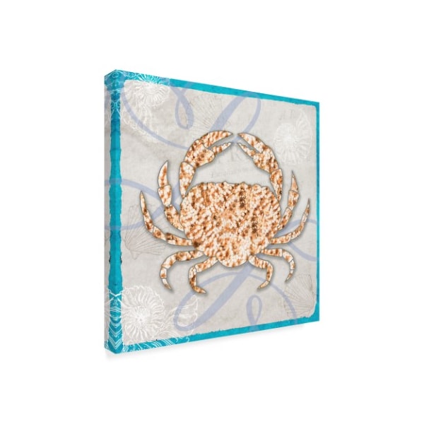 Lightboxjournal 'Framed Crab Texture' Canvas Art,35x35